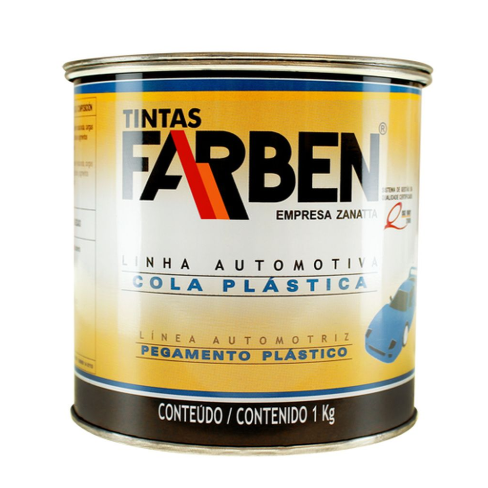 COLA PLASTICA BRANCA FARBEN 1KG