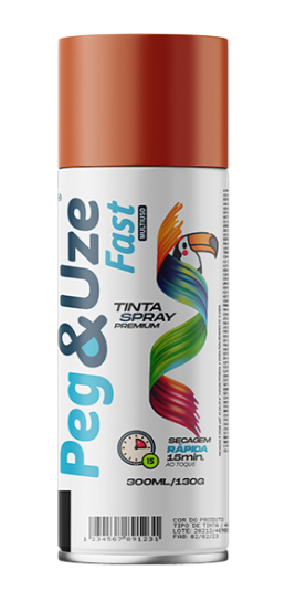 SPRAY PEG&UZE 300ML U-GERAL 6380 LARANJA