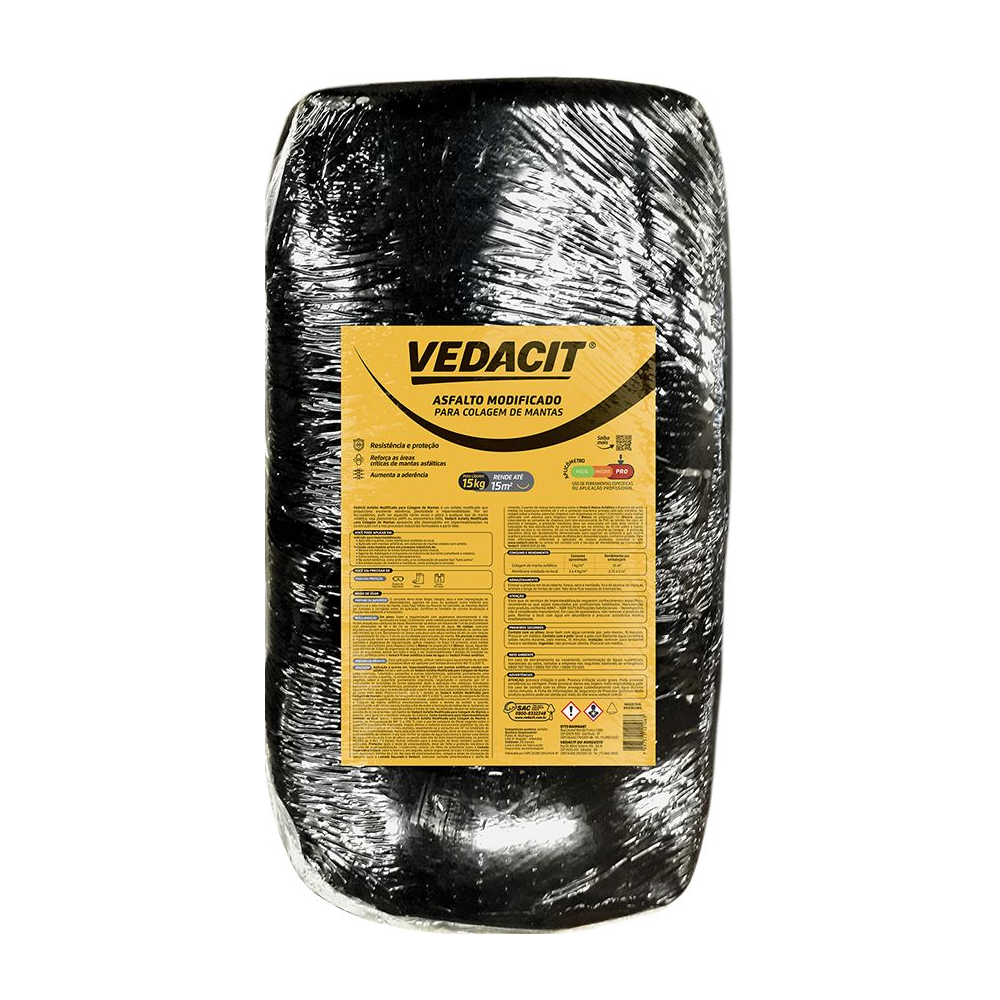 VEDACIT ASFALTO MODIFICADO (BETUME) 15KG