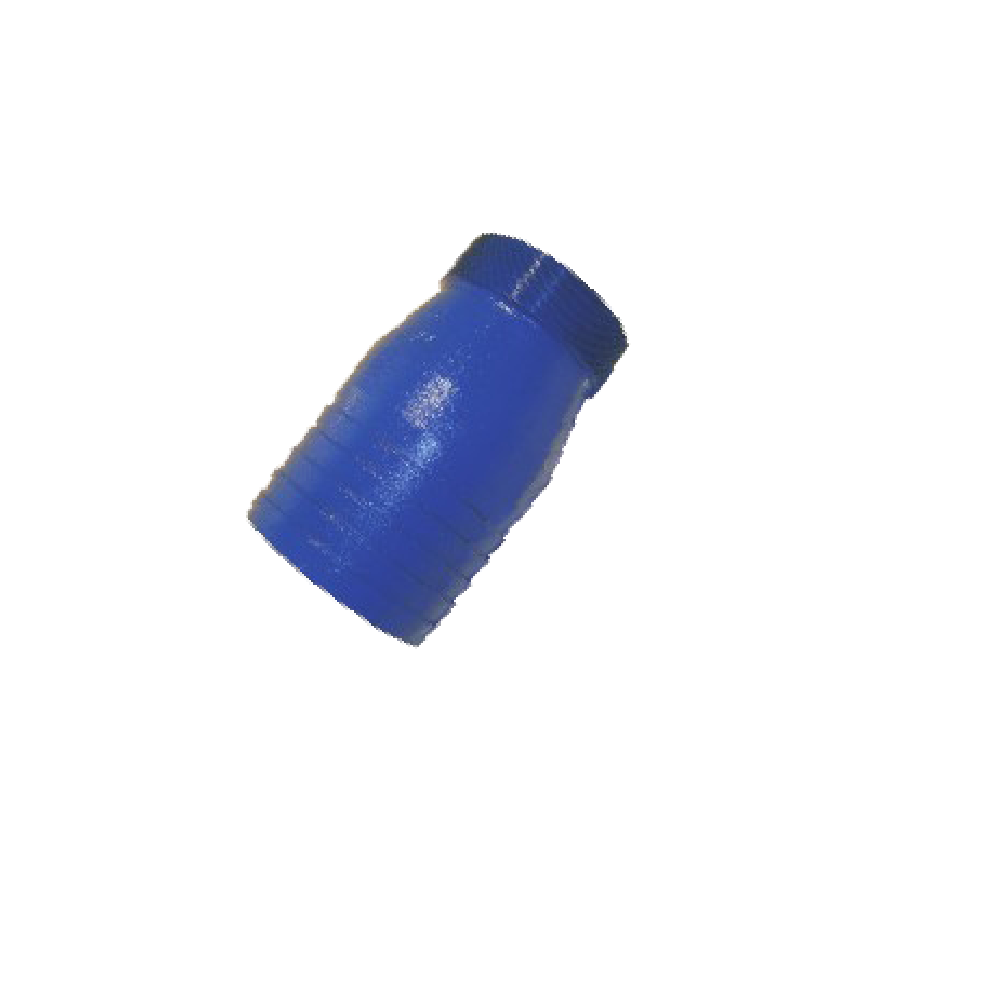 NIPLE FERRO AZUL C/RED ROSCA 4X2