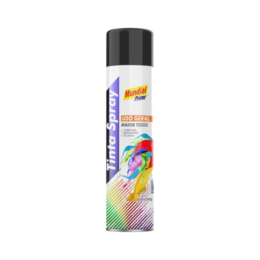 SPRAY MUNDIAL PRIME U. GERAL PRT SEMI BRI 400ML