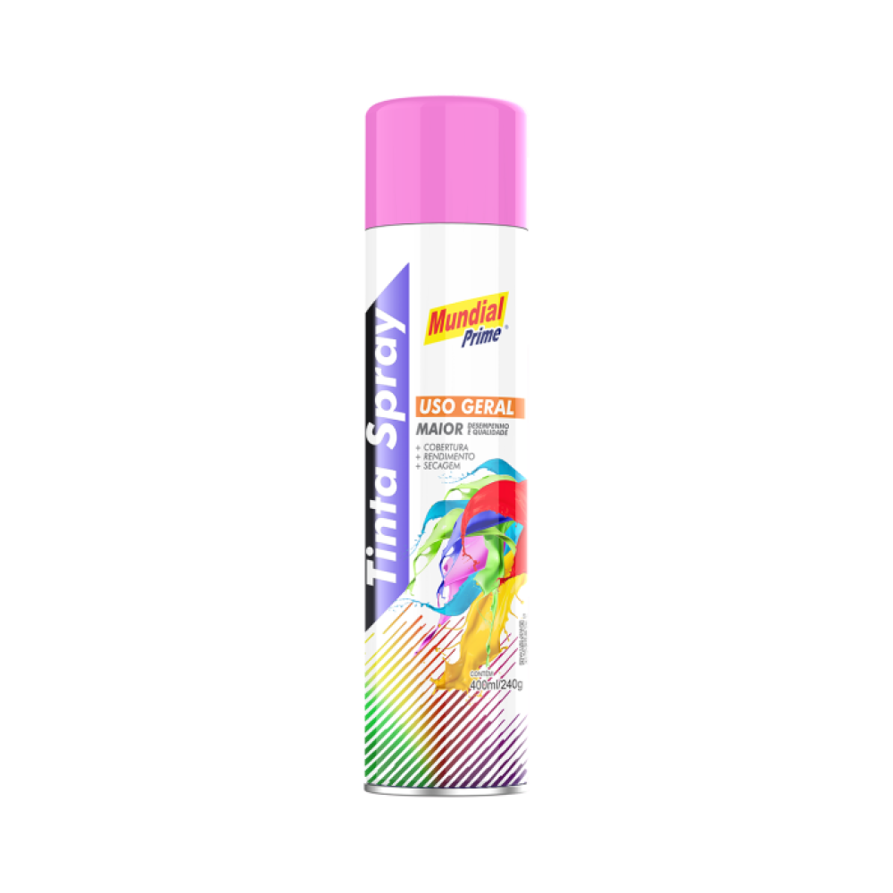 SPRAY MUNDIAL PRIME U. GERAL ROSA 400ML