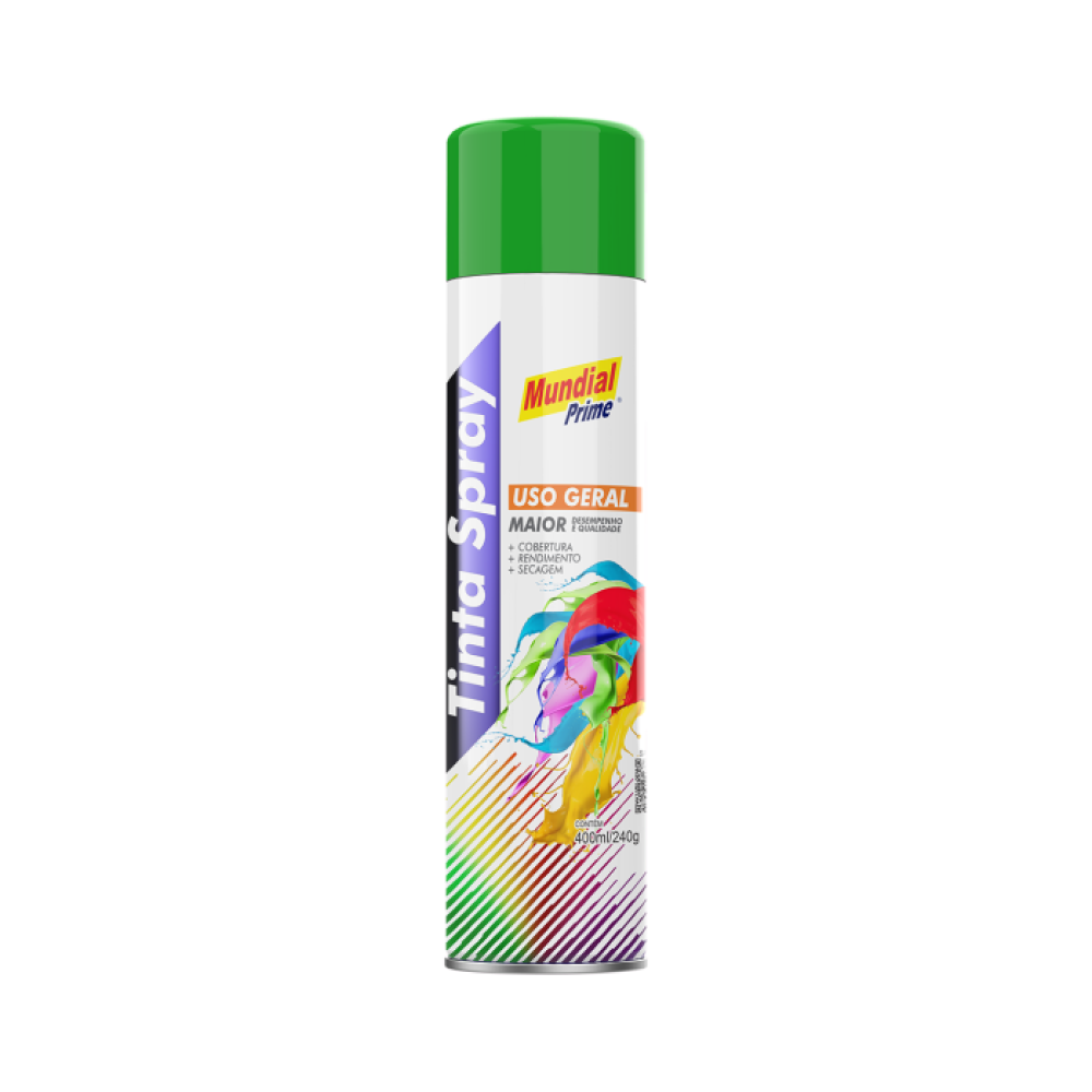 SPRAY MUNDIAL PRIME U. GERAL VERDE ESC. 400ML