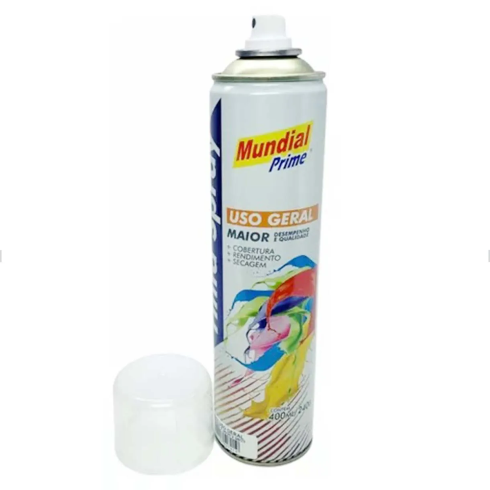 SPRAY MUNDIAL PRIME U. GERAL VERNIZ 400ML