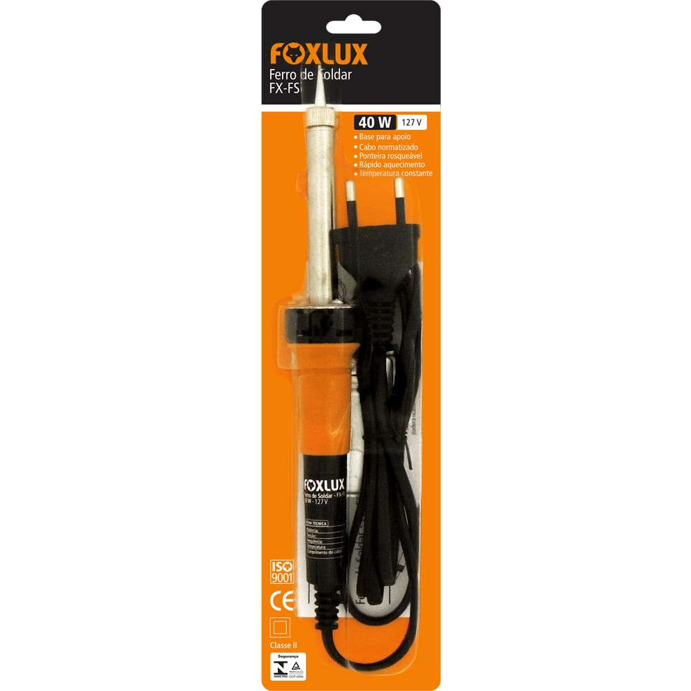 FERRO DE SOLDAR FOXLUX 40W 220V