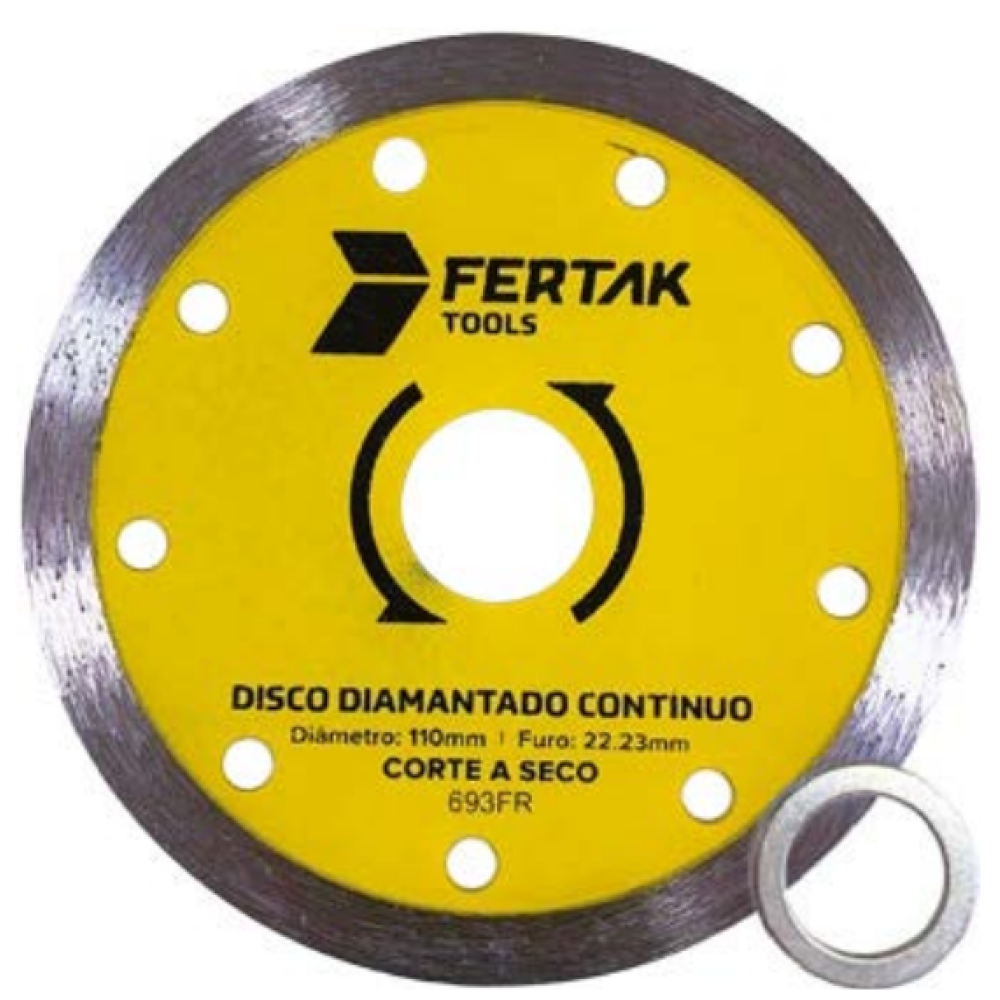 DISCO CORTE CONT DIAM 110 FERTAK (2803)