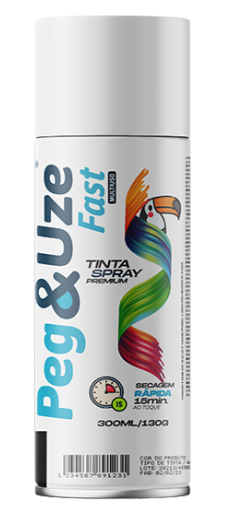 SPRAY PEG&UZE 300ML U-GERAL 6373 BRC BRILHANTE