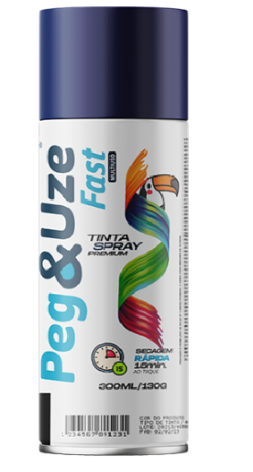 SPRAY PEG&UZE 300ML U-GERAL 6369 AZUL ESCURO