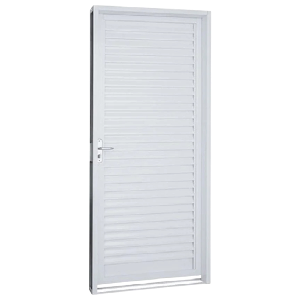 PORTA VENEZIANA DIR ALUM BCA 80X210CM