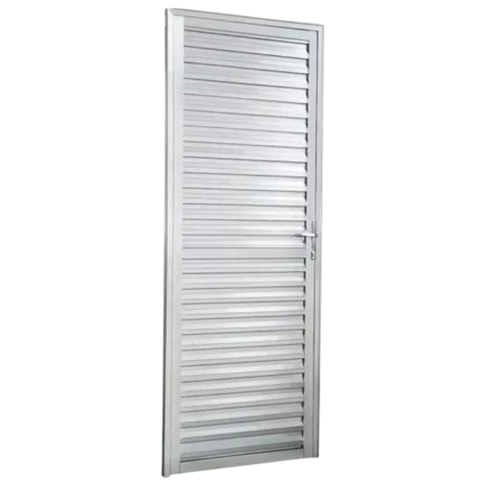 PORTA VENEZIANA DIR ALUM NAT 80X210CM