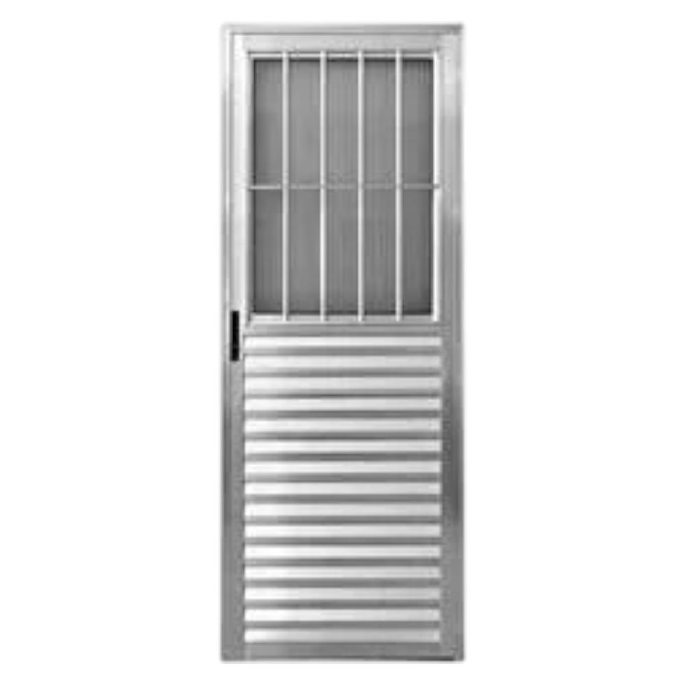 PORTA POSTIGO ESQ ALUM NAT C/G 80X210CM