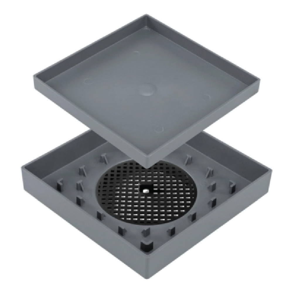 RALO FORTMETAIS 2206 CINZA QUAD 10 X 10 OCULTO