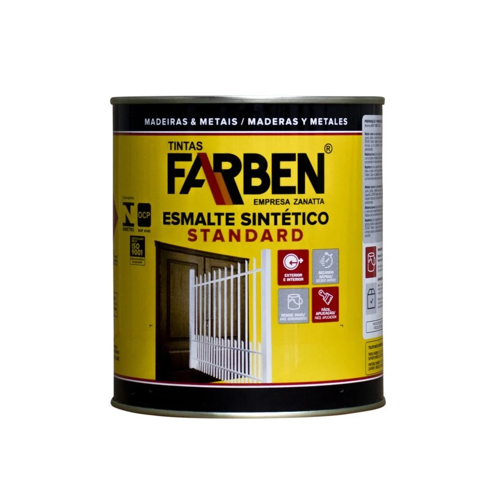 FARBEN GALAO ESMALTE PRETO BRILHANTE