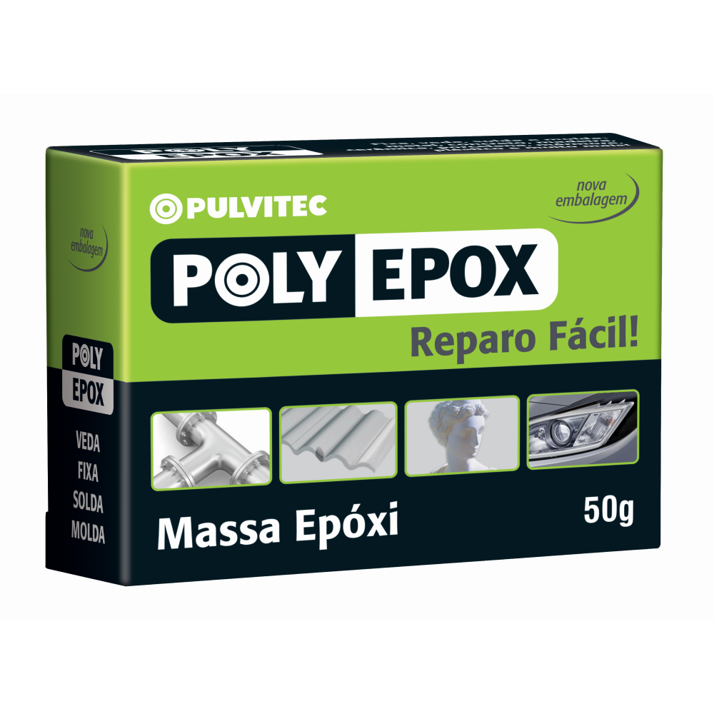 MASSA POLYEPOX 50G S/A