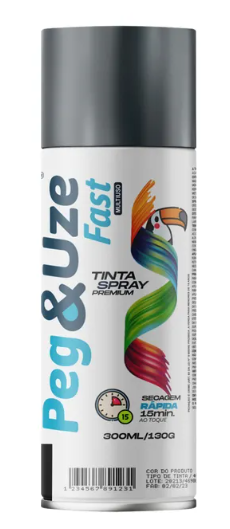 SPRAY PEG&UZE 300ML ALT TEMP 6345 ALUMINIO
