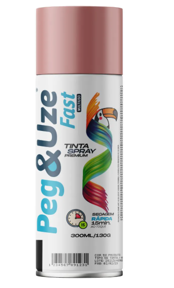SPRAY PEG&UZE 300ML U-GERAL 6385 ROSA
