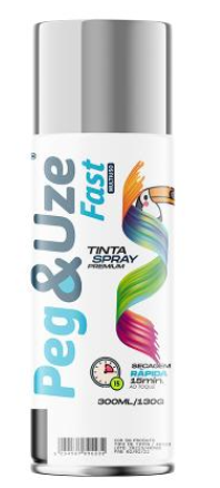 SPRAY PEG&UZE 300ML MET 6358 CROMADO