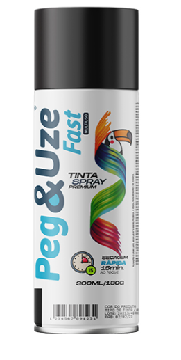 SPRAY PEG&UZE 300ML U-GERAL 6383 PRT FOSCO