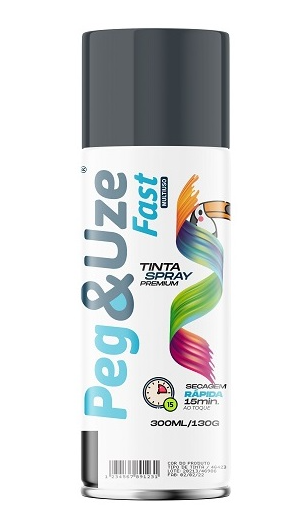 SPRAY PEG&UZE 300ML MET 6355 ALUMINIO RODAS