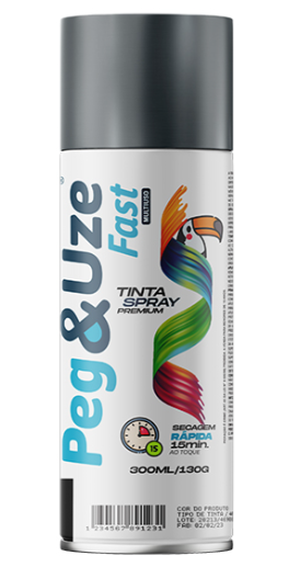 SPRAY PEG&UZE 300ML MET 6354 ALUMINO